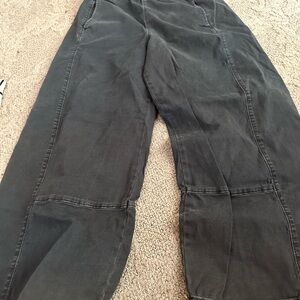 Pilcro Black Pants with Reinforced Knees